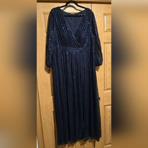 Sequin Dress with Slit